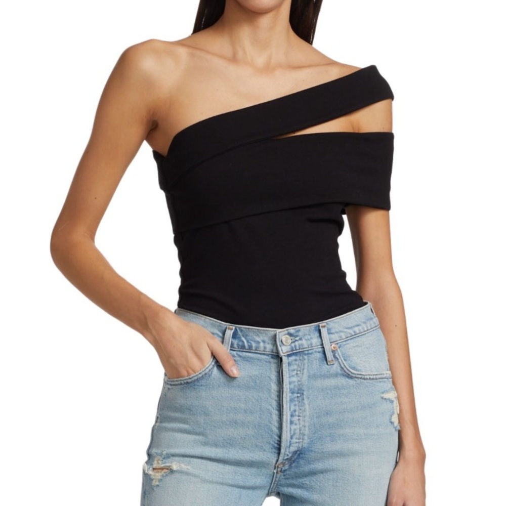 AGOLDE Sliced One Shoulder Bodysuit